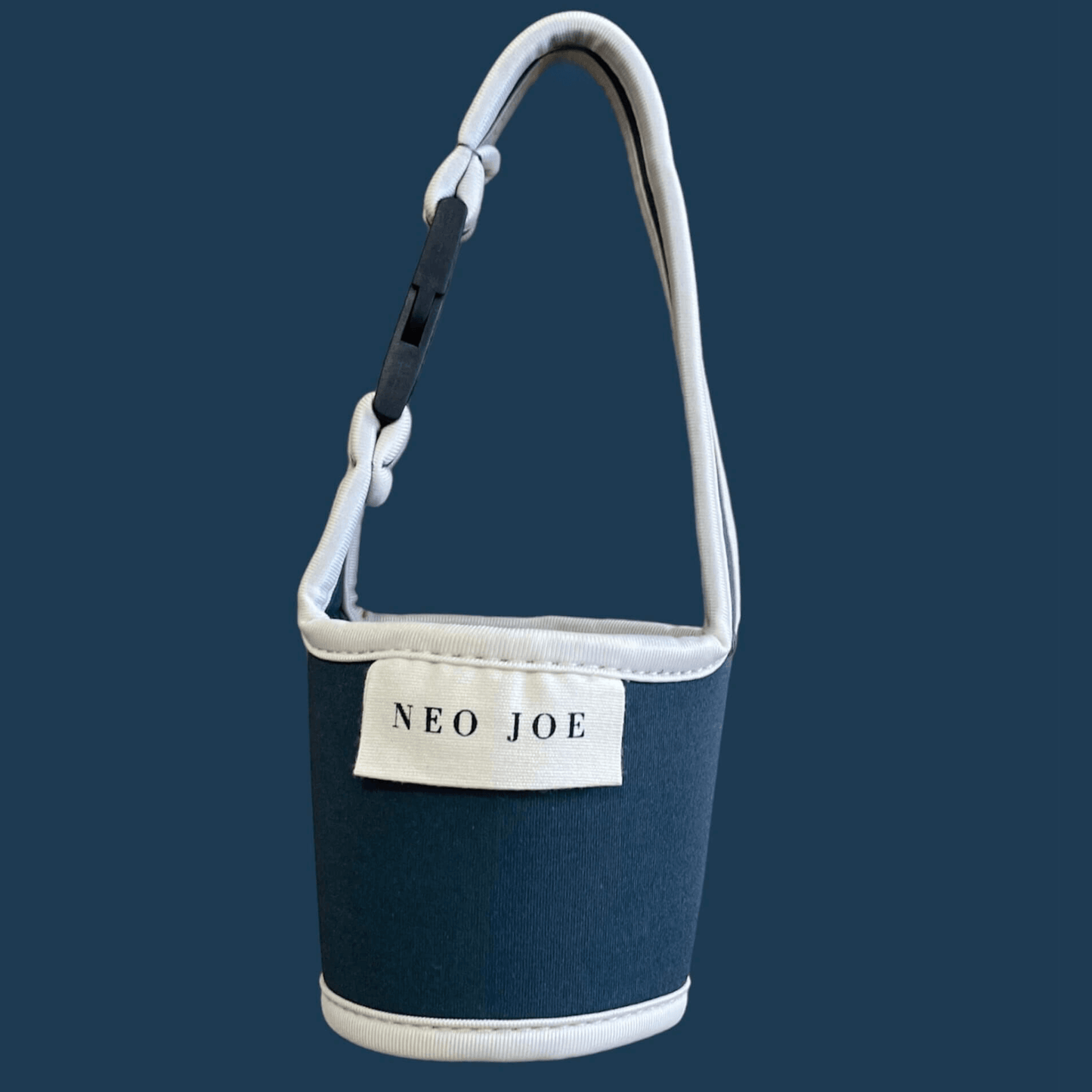 COFFEE SLING IN BLUE GREY WITH BEIGE TRIM