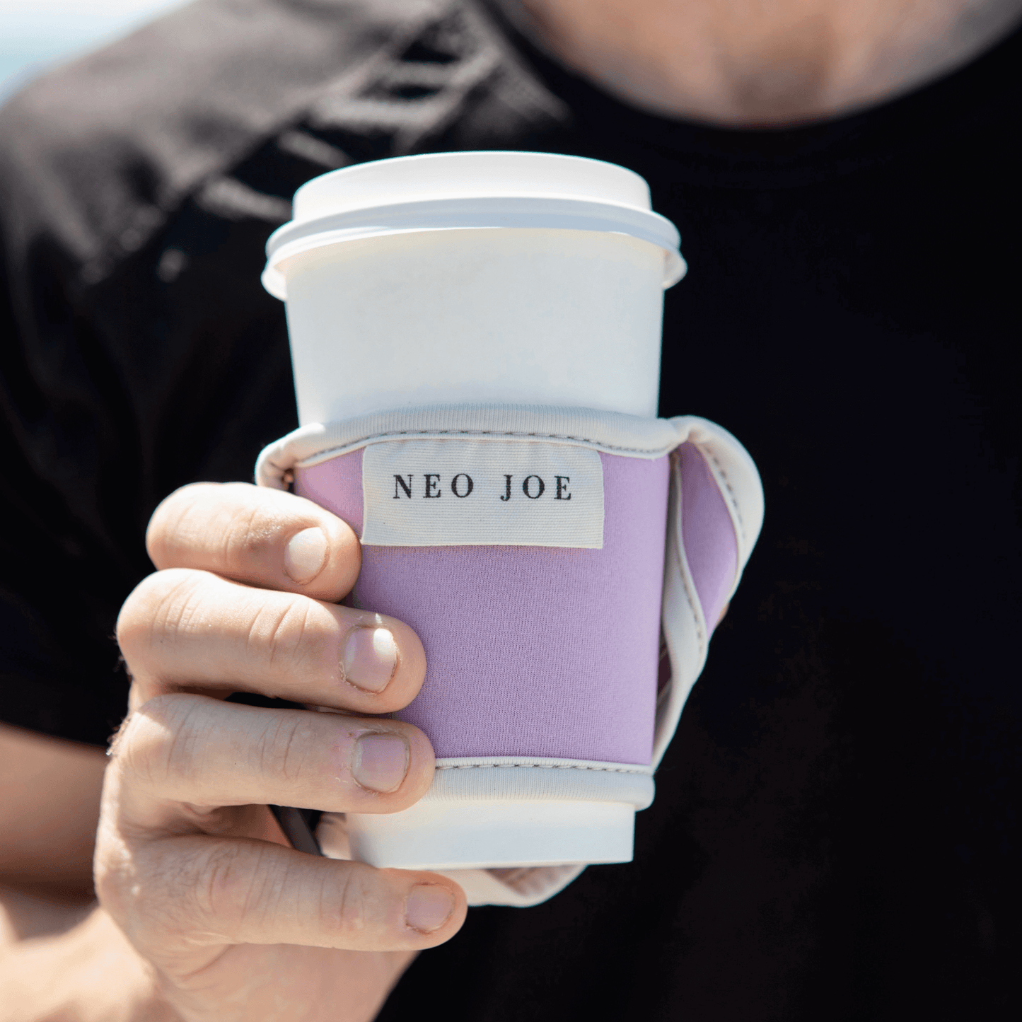 COFFEE SLING IN PINK WITH BEIGE TRIM